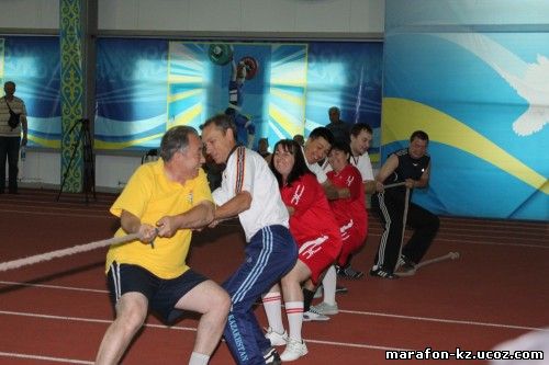 Перетягивание каната- коронный вид спорта газеты Южный Казахстан